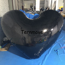 inflatable heart shape replica hanging air tight mirror ball Reflection Stage Festival balloon for party club/event decoration 2024 - buy cheap