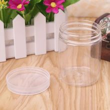 150ml Round Clear PET Container Jar Pot Bottle For DIY Playdough Slime Clay Makeup Cosmetic Cream Nail Box Square With Lid 2024 - buy cheap