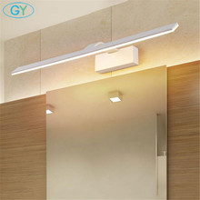 Luminária led de banheiro moderna para decoração, luz de parede para quarto e espelho, luminária de parede 2024 - compre barato