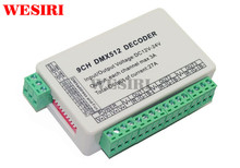 9-канальный декодер DMX512, драйвер диммера, 9-канальный RGB контроллер DMX, ламповый модуль для светодиодной ленты RGB 2024 - купить недорого