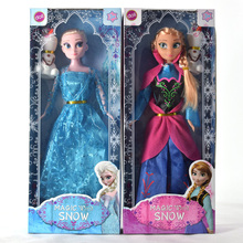 13 Inch Elsa Anna Dolls For Girls New Snow Queen Princess Toy Baby Kids Cartoon Classic Toys With Olaf Brinquedos Meninas DA019 2024 - buy cheap