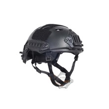 FMA Быстрый Тактический Полицейский защитный PJ шлем черный ABS для страйкбола пейнтбола 2024 - купить недорого