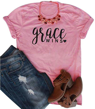 Camiseta cor-de-rosa do coração da menina das senhoras do camiseta engraçado do hipster da letra preta 2024 - compre barato