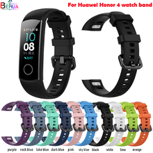sport silicone watch band For Huawei Honor 4/Honor 5 smart watch wristband Replacement Original soft fashion strap Bracelet band 2024 - купить недорого