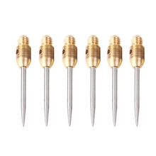 6pcs/set 2BA Thread Dart Steel Tip Metal Dart Shafts Professional Replaceable Darts Accessories Dropshipping 2024 - buy cheap