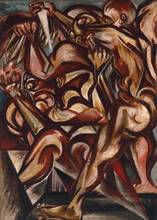 Reprodução da pintura a óleo feita à mão em tela de linho, 100%, homem com faca-1940, frete grátis, aceita artesanato, qualidade do museu 2024 - compre barato