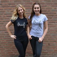 Skuggnas-Camisetas estampadas de Buuf & Buuf, ropa de amistad, mejores amigas, Unisex, moda Tumblr 2024 - compra barato