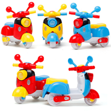 1Pc Mini Plastic Inertia Motorcycle Car Simulation Motorcycle Early Learning Baby Kids Toys for Children Funny Game Lovely Toys 2024 - buy cheap