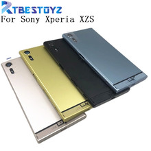 Cubierta de cristal Original para la puerta trasera de la batería, funda con lente de cámara y logotipo para Sony Xperia XZS G8231 G8232 2024 - compra barato