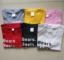 Bears Beets grunge T-shirt Unisex with Saying Gift To Her Slogan cotton casual aesthetic tumblr party young fashion tees tops 2024 - buy cheap