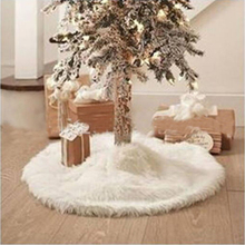 Saia de árvore de natal 78cm, 1 peça, tapete branco, saia de árvore de natal, base para decoração de árvore de natal, ano novo 2024 - compre barato
