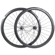 Ct31-conjunto de roda de carbono com trava central para bicicleta, 700c, 50mm, pneu clincher, 23mm, 28h, 1550g 2024 - compre barato