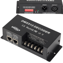 3 Channel 30A RGB DMX 512 LED Decoder Controller DMX dimmer use for DC12-24V RGB LED strip 2024 - buy cheap