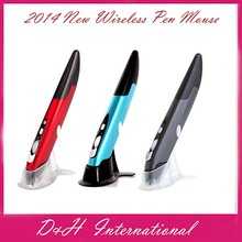 2014 New 2.4GHz Wireless Optical Pen Mouse Adjustable 500 / 1000DPI for Tablet pc  Laptop ,projector 2024 - buy cheap