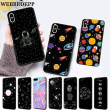 Lua dos desenhos animados estrelas planeta silicone macio caso para iphone 5 se 5S 6s mais 7 8 11 pro x xs max xr 2024 - compre barato