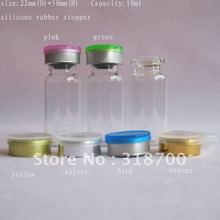 300 x 10ml clear glass vial with silicone stopper & flip cap, 10ml glass bottle, cosmetic packging, essence oil bottle 2024 - buy cheap