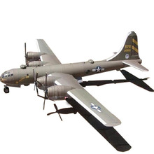 1:47 DIY 3D B29 Super fortress Plane Paper Model Assemble Hand Work Puzzle Game DIY Paper Models Airplane Toys 2024 - buy cheap