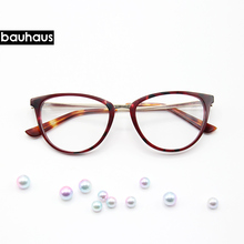 Bauhaus-Gafas de ojo de gato Retro para mujer, montura óptica, gafas de lectura, montura de ordenador 2024 - compra barato