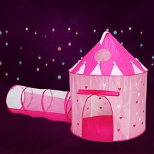 Portable Kids Tent Boy Girl Princess Castle Luminous Child House Game Play Tent Indoor Outdoor Tunnel Ball Pool Children Tents 2024 - buy cheap