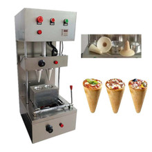 Máquina automática de cone de pizza com 2 moldes, equipamento de fabricação de cone 2024 - compre barato