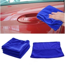 5 Pcs Lot 25cm Microfiber Car Cleaning Towel Cloth Kitchen Washing Polish Set 2024 - buy cheap