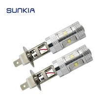 SUNKIA 2Pcs/Lot High Power 30W Xenon White H1 Car LED Fog Light Lamp Bulb 12v DC Daytime Driving Light Free Shipping 2024 - купить недорого