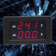 Digital Voltmeter LED Digital Display AC 100~300V Voltmeter 0-10A Ampere Meter voltage meter 2024 - buy cheap