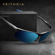 VEITHDIA Aluminum Men's Sunglasses Polarized UV400 Driving Sun Glasses Eyewear Accessories For Men Blue Coating Mirror 6587 2024 - buy cheap