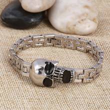 rock punk skull charm bracelets for men party decorations stainless steel mens bracelets wristband for him 2024 - buy cheap