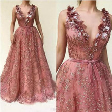 Vestido noturno, gola em v, vestido longo brilhante, para festa de formatura 2024 - compre barato