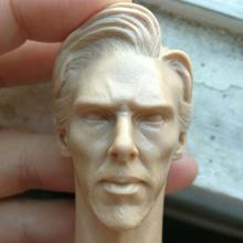 Blank 1/6 Scale Doctor Strange 2.0 Benedict Cumberbatch Head Sculpt Unpainted 2024 - buy cheap