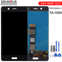 Novo painel de tela do telefone para nokia 5 ta-1024 ta-1027 ta-1044 ta-1053 display lcd de vidro da tela de toque digitador assembléia substituição 2024 - compre barato