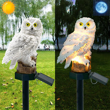 LED Garden Lights Solar Night Owl Shape Lights Solar-Powered Lawn Lamp Home Garden Creative Solar Lamps 2024 - buy cheap