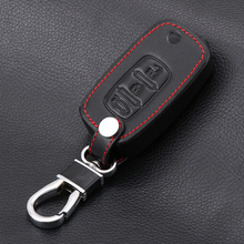 Leather Car Key Case Cover For LADA Priora Sedan sport Kalina Granta Vesta X-Ray XRay Remote key shell fob auto parts 2024 - buy cheap