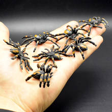 simulation Flower spider Scary toy Halloween props  Insect Animal Model 2024 - buy cheap