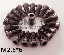 10pcs M2.5*6mm CNC lathe tool spare screws Torx screws ,Insert Torx Screw for Replaces Carbide Inserts lathe accessories 2024 - buy cheap