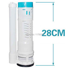 Válvula de drenagem do tanque de água do vaso sanitário de 28cm, peça única, ideal para vaso sanitário all-in-one, j17425 2024 - compre barato