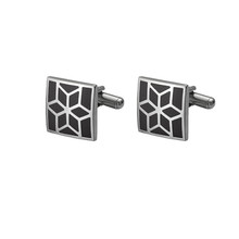 AK09  Fashion Leaves Square Shape Cufflinks 1 pair/lot great deal 2024 - buy cheap