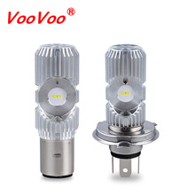 VooVoo H4 HS1 H6 BA20D Led Motorcycle Headlight Bulb Fog Light 20W 2400LM Hi Lo Lamp Scooter Accessories Moto Electric Car Light 2024 - buy cheap