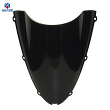 Tela de proteção para-brisa de motocicleta waase, para kawasaki ninja zx6r zx636 zx 6r 636 2005 2006 2007 2008 2024 - compre barato