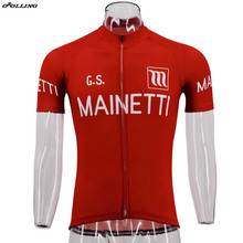 Новая красная профессиональная футболка для велоспорта в стиле ретро, индивидуализированные топы для езды на велосипеде 2024 - купить недорого