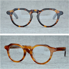 Cubojue Acetate Eye Glasses Frame Men Women Thick Eyeglasses Man's Optic Prescription Spectacles Vintage Novelty Tortoise Male 2024 - buy cheap