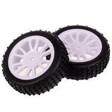 85007 Wheel Rim & Tyre Complete 2pcs For HSP 1/16 Scale RC Model Car Off-Road 94285 Spare Parts 2024 - buy cheap