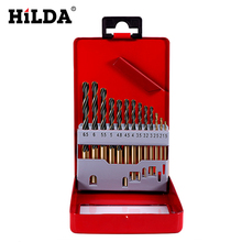 HILDA HSS Twist Drill Bit for Metal Titanium Coated High Speed Steel Drilling Bits Set Power Tools Accessories 2024 - buy cheap