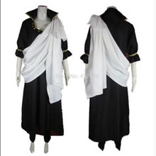 Can be tailored Anime FAIRY TAIL Cosplay Zeref·Dragneel Cos Halloween Party Cos Jacket + Pants + Shoulder Strap Costume 2024 - buy cheap