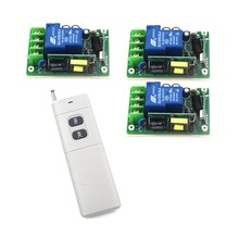 Casa Inteligente Interruptor de Luz de Controle Remoto AC 85 V-250 V 30A Interruptor de Controle Remoto Sem Fio RF 433 MHz alta qualidade frete grátis SKU: 5292