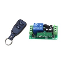 315/433Mhz Wireless Remote Control Switch DC12V 24V 9V 1CH Relay Receiver Module and RF 2-key Transmitter Remote Controls New 2024 - buy cheap