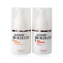 Mini Prokeratin Tratamento 80ml Daily Care Shampoo e 80ml Condicionador Diariamente para Viagens Alisamento Cabelo Brilhante Frete Grátis 2024 - compre barato