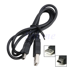 Cable de carga USB 2,0 macho A Mini 5 Pin B, adaptador de sincronización de datos, color negro, 1 unidad 2024 - compra barato