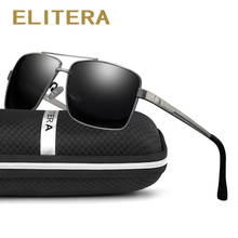 ELITERA Brand Designer Fashion Unisex Sun Glasses Polarized Mirror Sunglasses Square Male Eyewear For Men/Women 2024 - buy cheap